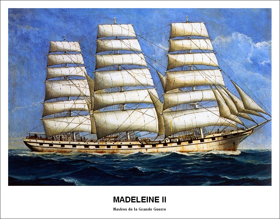 Résultat de recherche d'images pour "goelette MADELEINE III 1917"